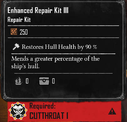 Enhanced Repair Kit III (Required:Cutthroat 1)